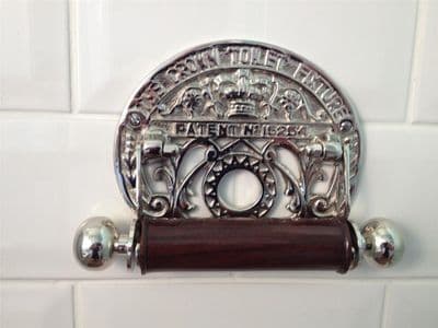 Quality Vintage Antique Brass Chrome Toilet Roll Holder 2 Styles Bathroom Loo Wc