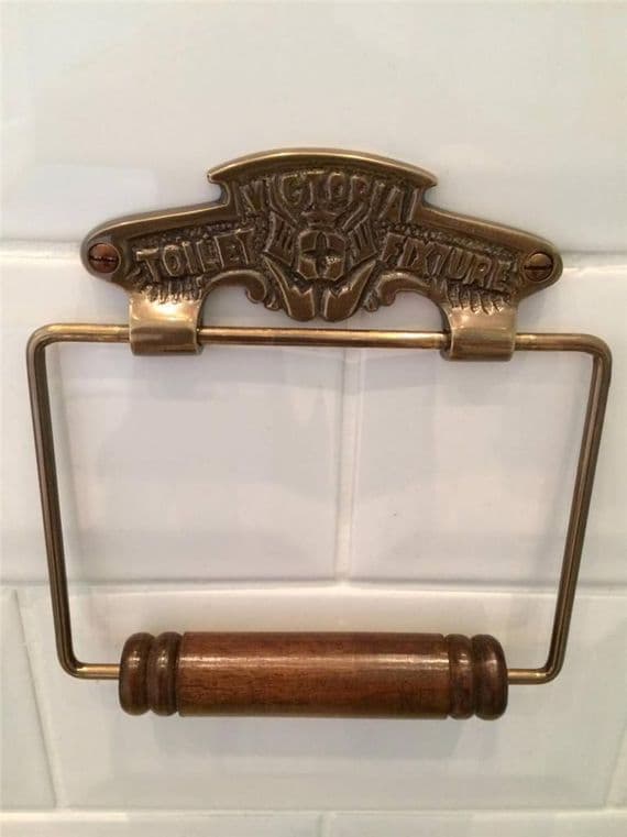 Quality Vintage Brass Antique Bronze Style Toilet Loo Roll Holders Bathroom Wc