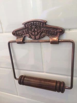 Victoria Vintage Style Copper Antique Brass Toilet Roll Holder Wc Loo Bathroom