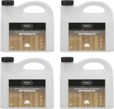 500225A Woca Softwood Lye 10ltr total box of 4 x 2.5L