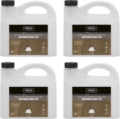 500251A Woca Antique Oak Lye 10ltr total box of 4 x 2.5L