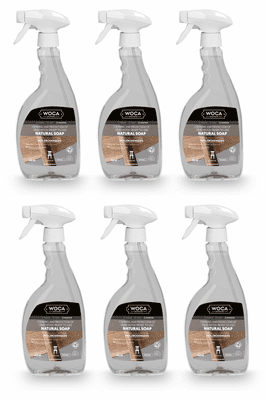 510900A Woca Natural Soap Natural in Spray 4.5ltr total box of 6 x 0.75L