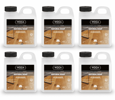511110A Woca Natural Soap White 6ltr total box of 6 x 1L
