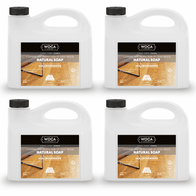 511125A Woca Natural Soap White 10ltr total box of 4 x 2.5L