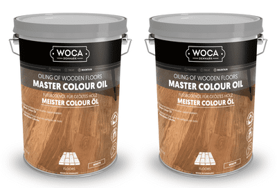 522575AA Woca Master Colour Oil White 10ltr total box of 2 x 5L