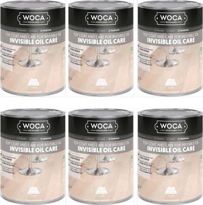525510A Woca Invisible Oil Care 6ltr total box of 6 x 1L