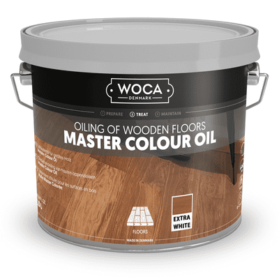 531825AA Woca Master Colour Oil Extra White 118 2.5L