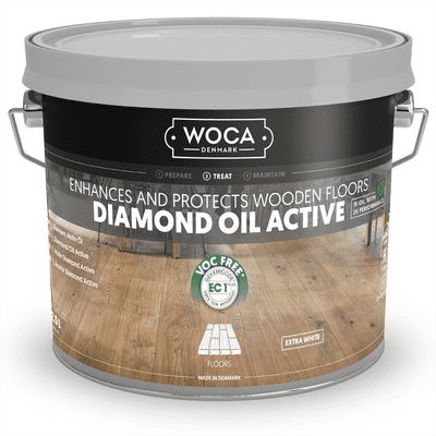 565125A Woca Diamond Oil Active Extra White 2.5L