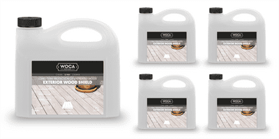 617325 Woca Exterior Wood Shield oil range