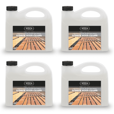 617925A Woca Exterior Wood Cleaner 10ltr total box of 4 x 2.5L