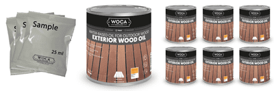 617931 Woca Exterior Wood Oil Natural range