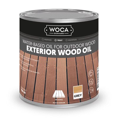 617941 Woca Exterior Wood Oil grey colours range