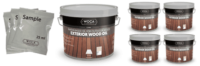 617945 Woca Exterior Wood Oil White range