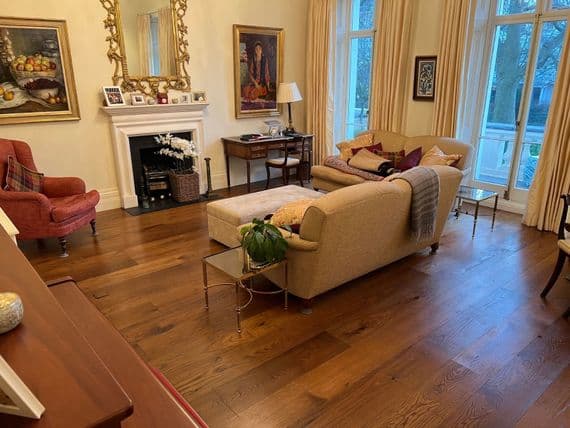 Kit samples, Deep clean & then reoil an aged floor with natural Woca Maintenance Oil. DC047 & DC046