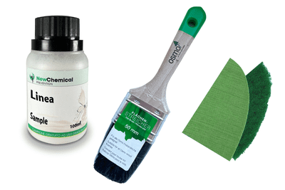 Kit samples, Hybrid oil finish with clear Linea Natural Parquet, DC098