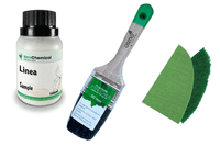 Kit samples, hybrid oil lacquer finish with clear Linea ODL Oli di Luna, DC092