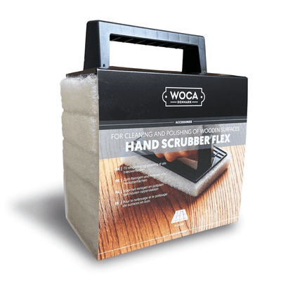 Woca Hand Scrubber polishing pad Flex Kit white with Handle 599752A