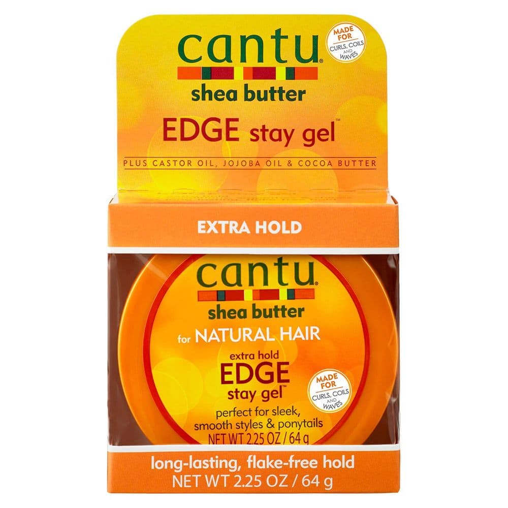 Cantu Shea Butter for Natural Hair Extra Hold Edge Stay Gel 64g