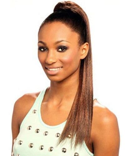 Cherish Drawstring Syn Yaki Straight Ponytail