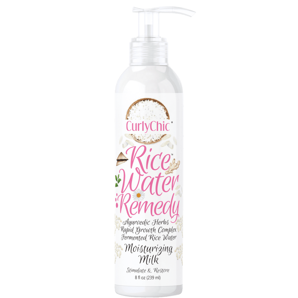 CurlyChic Rice Water Remedy Moisturizing Hair Milk 12oz