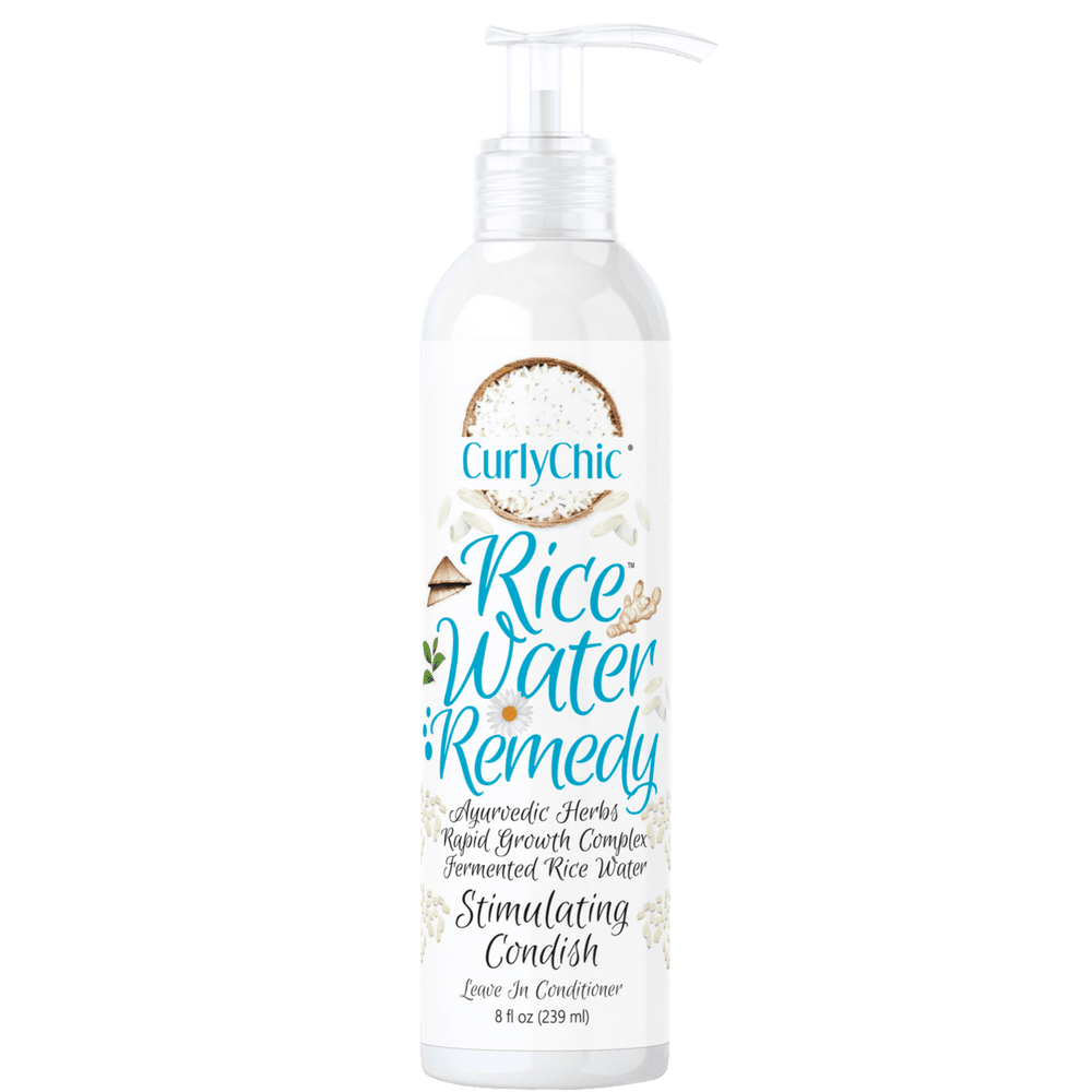 CurlyChic Rice Water Remedy Stimulating Curl Creme 12oz