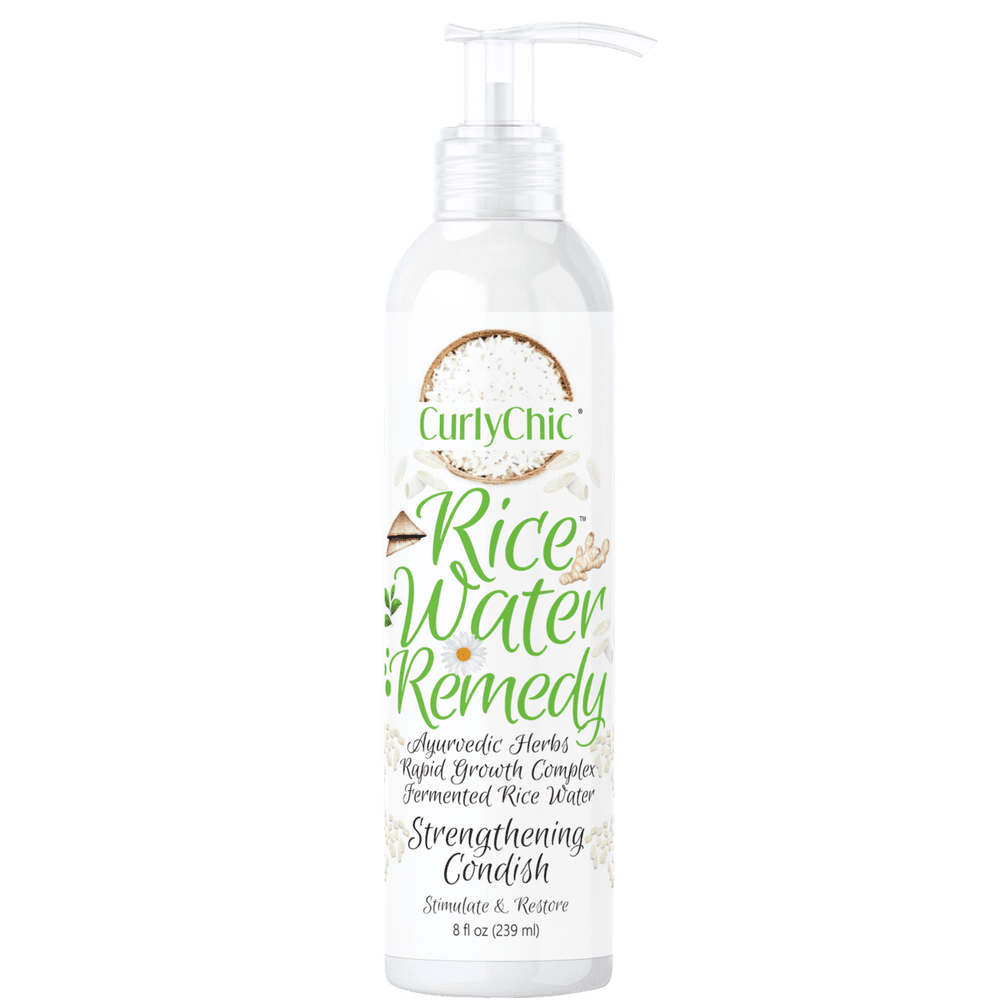 CurlyChic Rice Water Remedy Strengthening Condish 12oz