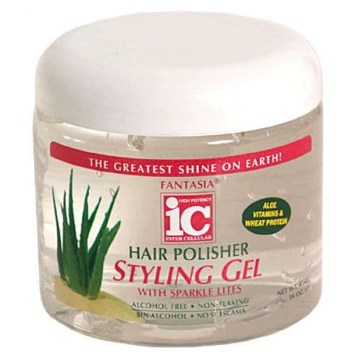 Fantasia IC Hair Polisher Styling Gel With Sparkle Lites Tub 454g