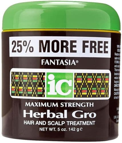 IC Maximum Strength Herbal Gro Hair & Scalp Treatment 142g