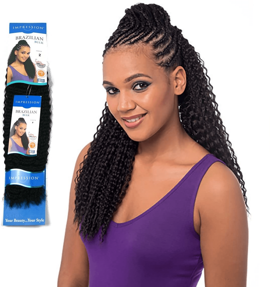 Brazilian bulk hair for braiding Clearance