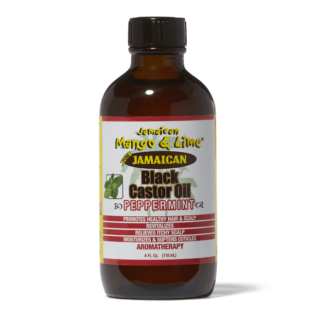 Jamaican Mango and Lime Black Castor Oil - Peppermint