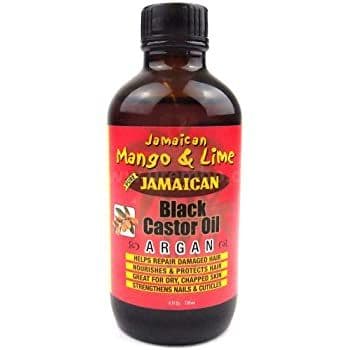 Jamaican Mango & Lime Black Castor Oil Argan 4oz