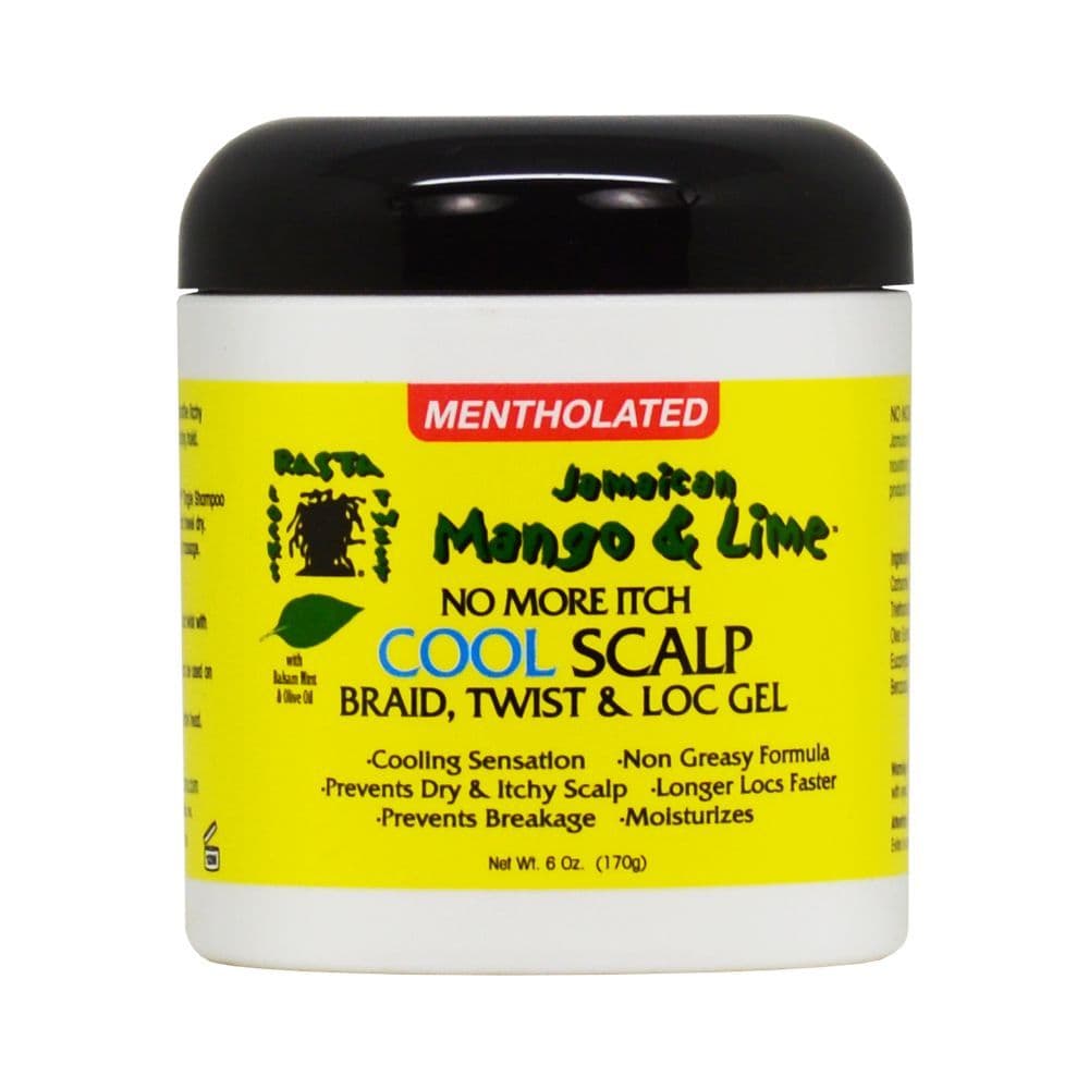 Jamaican Mango & Lime No More Itch Cool Scalp Braid, Twist & Loc Gel 6oz