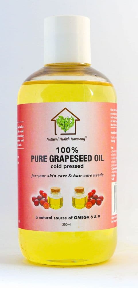 Natural Health Harmony 100% Pure Grapeseed Oil