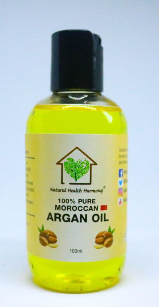 Natural Health Harmony 100% Pure Moroccan Argan Oil 100ml