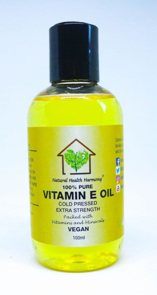 Natural Health Harmony 100% Pure Vitamin E Oil 100ml