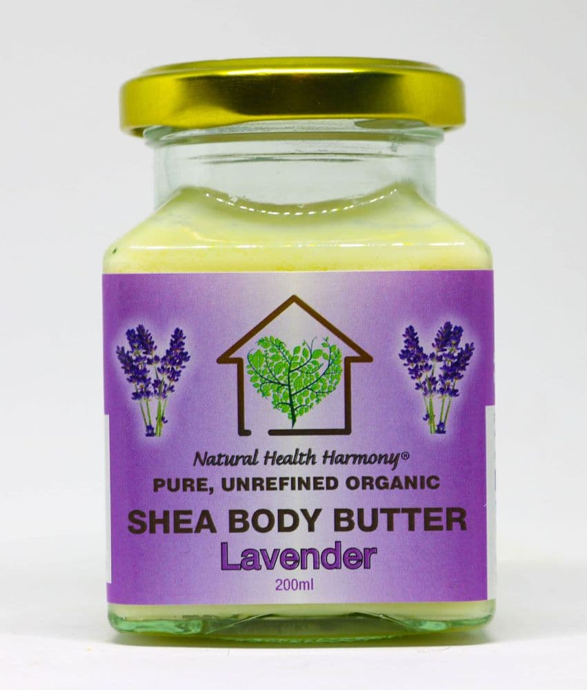 Natural Health HarmonyPure Lavender Shea Butter 200ml