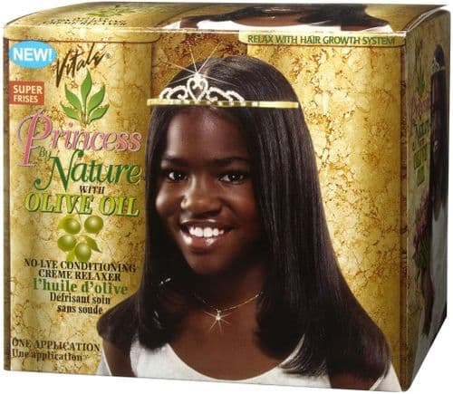 Princess By Nature Olive Oil Relaxer Kit (One Application)