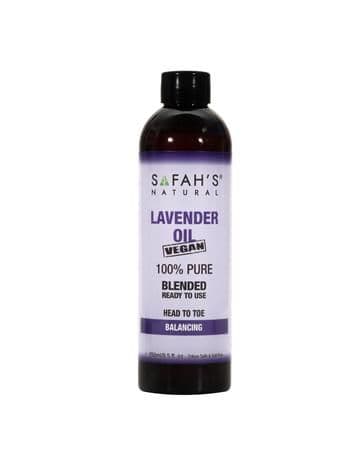 Safah's natural Blended Lavender Oil 250ml ready to use