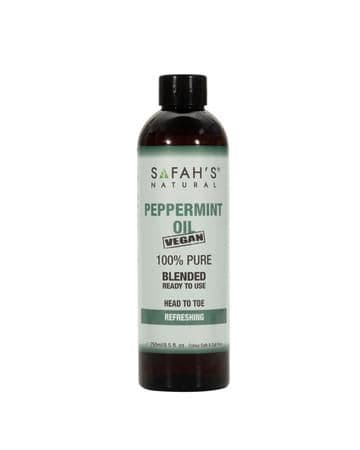 Safah's natural Blended Peppermint Oil 250ml ready to use