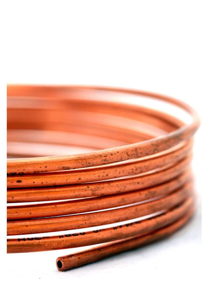 Copper Fuel Pipe 3m