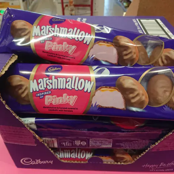 Cadbury Pinky Marshmallow Eggs 150g Australian