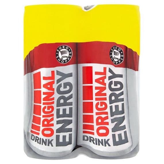 Euro Shopper Original Energy Drink 4 x 250ml UK