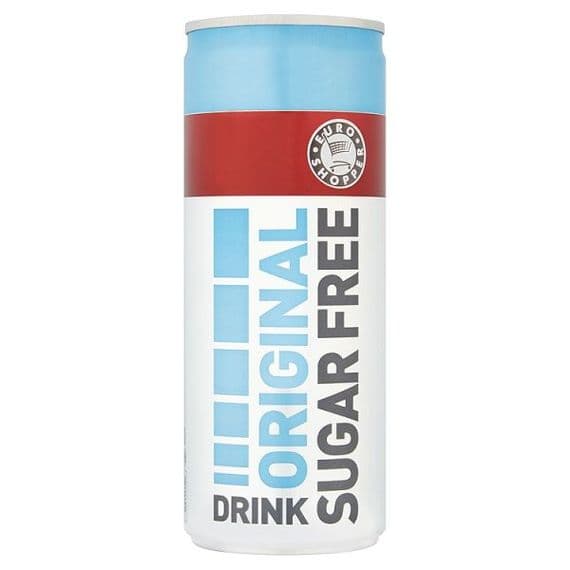 Euro Shopper Original Sugar Free Energy Drink 250ml UK