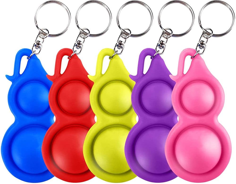 Fidget Pop it Twin Keyring