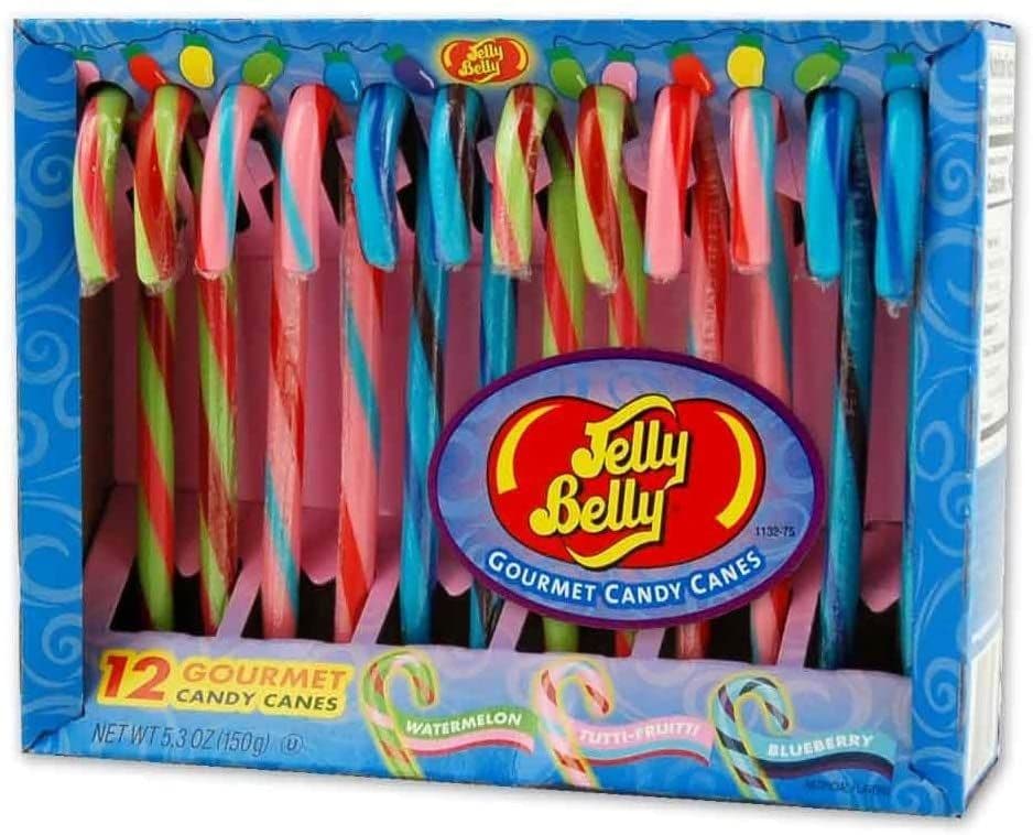 Jelly Belly Candy Canes Watermelon / Tutti Frutti / Blueberry