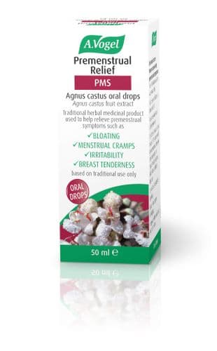 A. Vogel Premenstrual Relief PMS Agnus Castus Oral Drops 50 ML for Premenstrual Symptoms