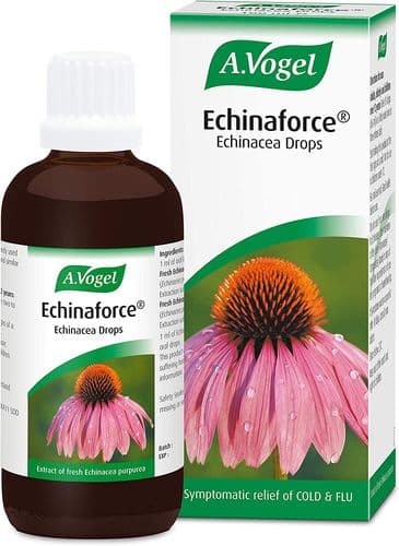 A.Vogel Echinaforce Echinacea Drops 100ml | Relieves Cold & Flu Symptoms