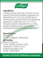 A.Vogel Echinaforce Echinacea Tablets | Relieves Cold & Flu Symptoms 120 Tablet