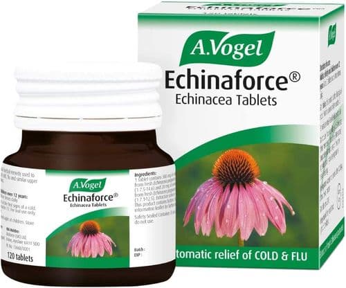 A.Vogel Echinaforce Echinacea Tablets | Relieves Cold & Flu Symptoms 120 Tablet