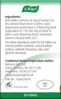 A.Vogel Hyperiforce St John's Wort 60 Tablets /Relieves Symptoms of Mild Anxiety